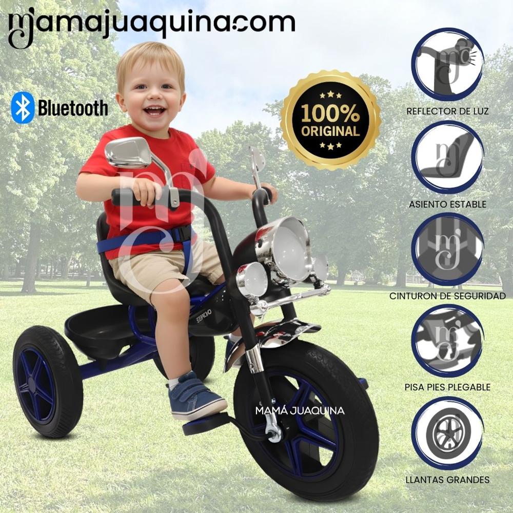 Triciclo con Bluetooth JOOPY CHOPPER Blue