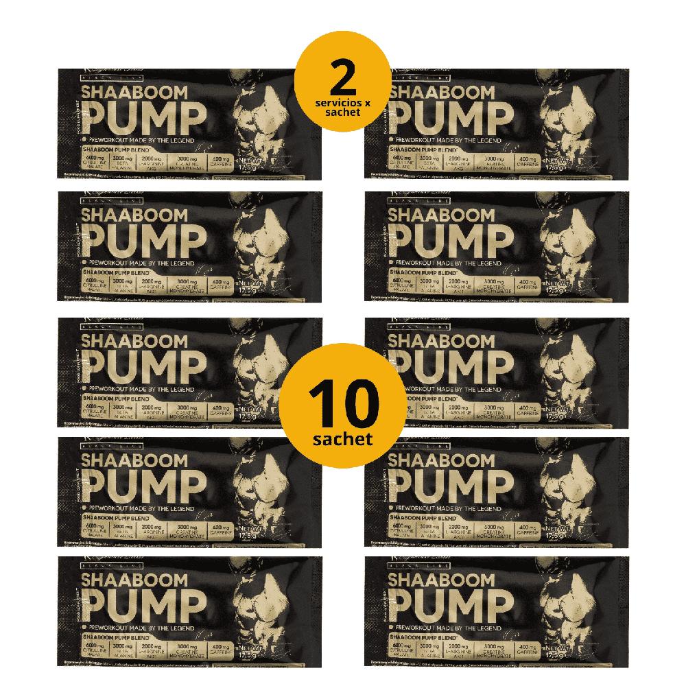 10 SACHET DE SHABOOM PUMP KEVIN LEVRONE - PRE ENTRENO