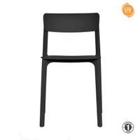 Silla Diseño De Comedor Clay Negro Althea Confort