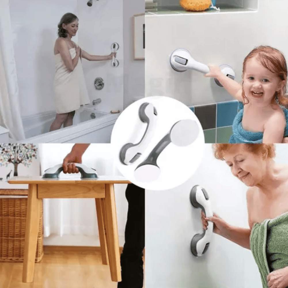 Agarradera de Seguridad para Baño - Succión de Alta Potencia - Sin Taladros - Portátil