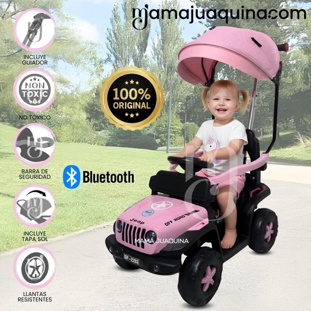 Correpasillo Guiador EXPLORER JEEP para Niños Pink