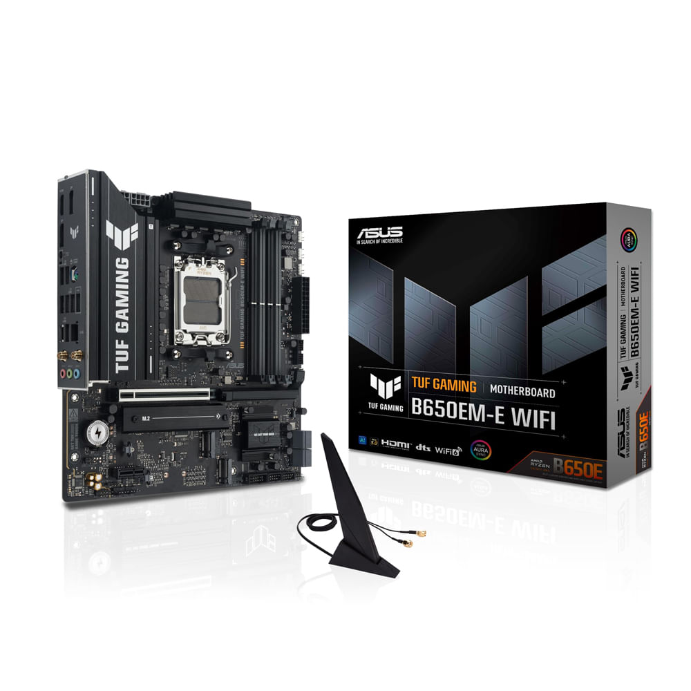 Motherboard Asus TUF Gaming B650EM-E WIFI mATX con Chipset AMD B650 y Socket AM5