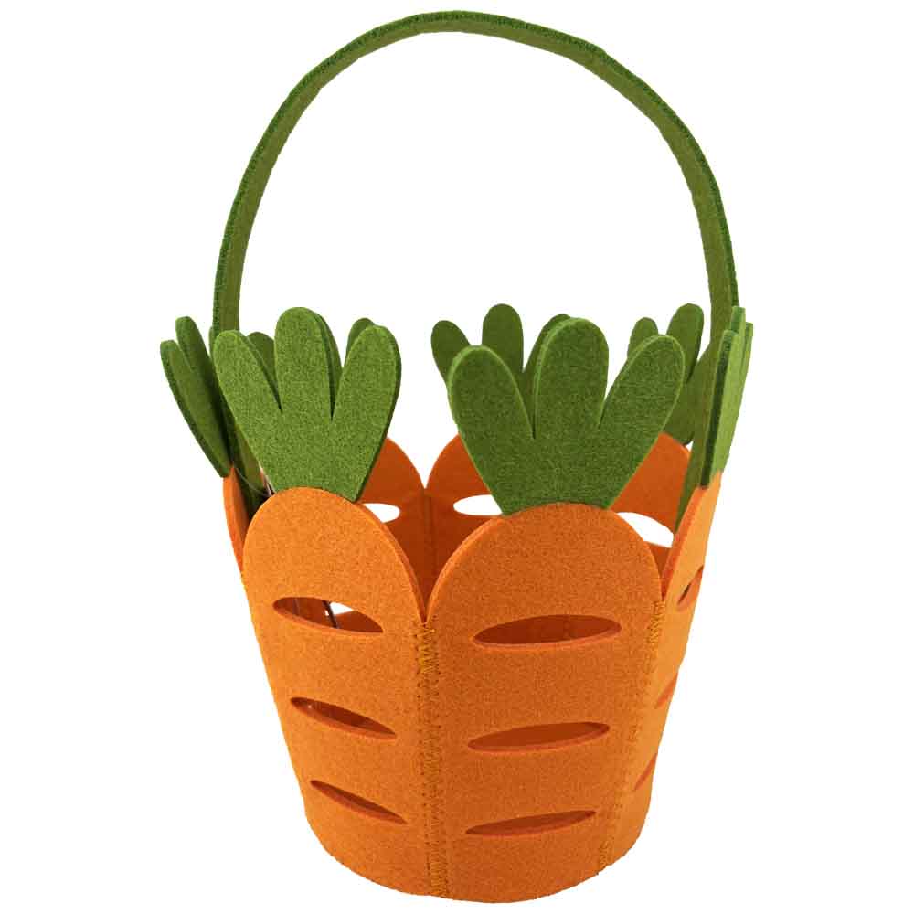 Canasta DECO HOME Fieltro Zanahoria