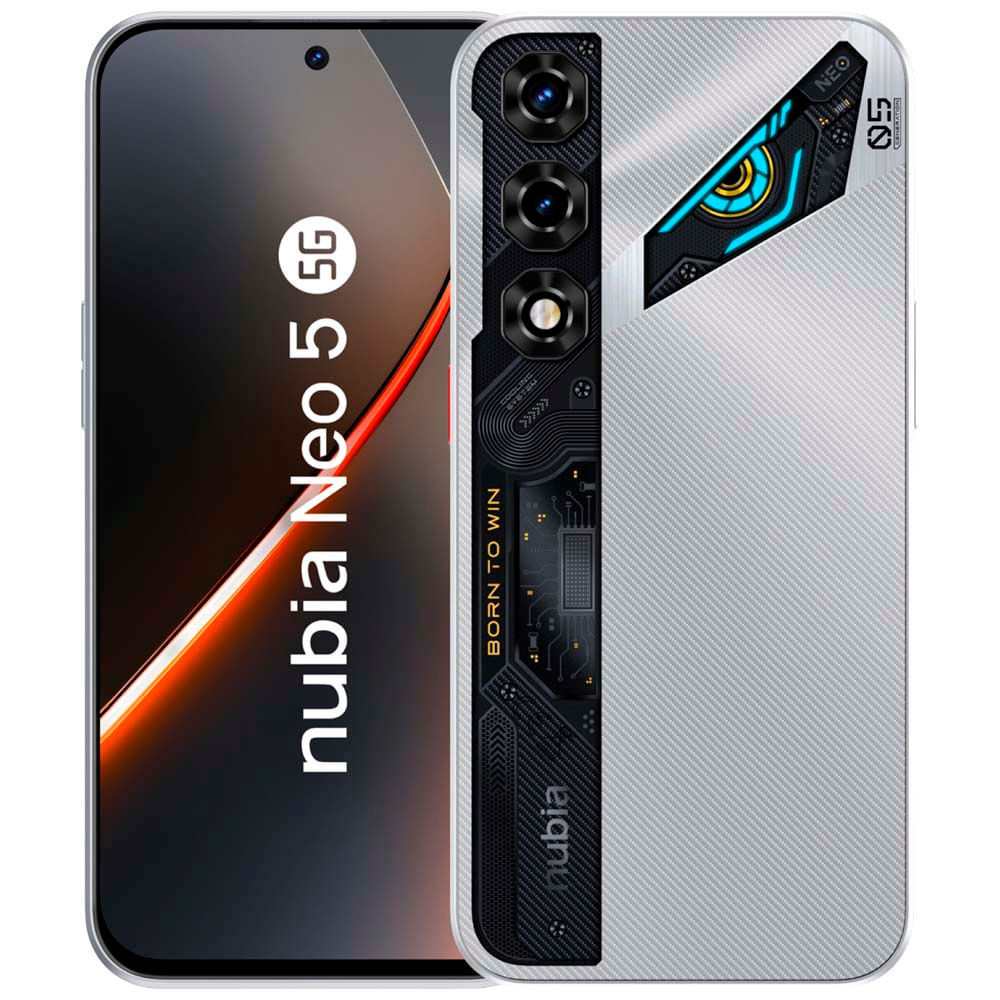 Smartphone ZTE Nubia Neo 5 6.75"" 8GB 256GB 50M+2M Silver