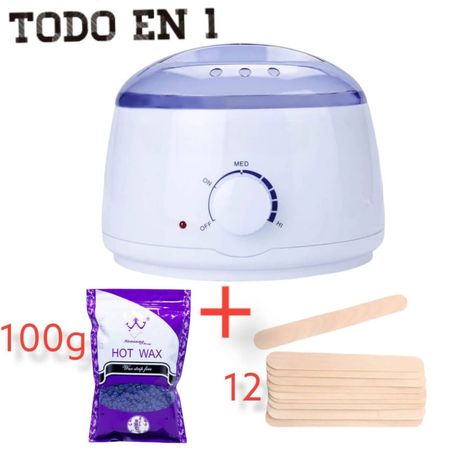 Combo Olla Derretidor de Cera + Cera 100gr + 12 Palitos