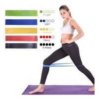 Bandas De Resistencia Set x5 Ejercicio Casa
