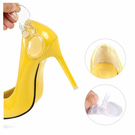 Set de 2 Pares de Protectores de Talón para Zapatos y Tacones