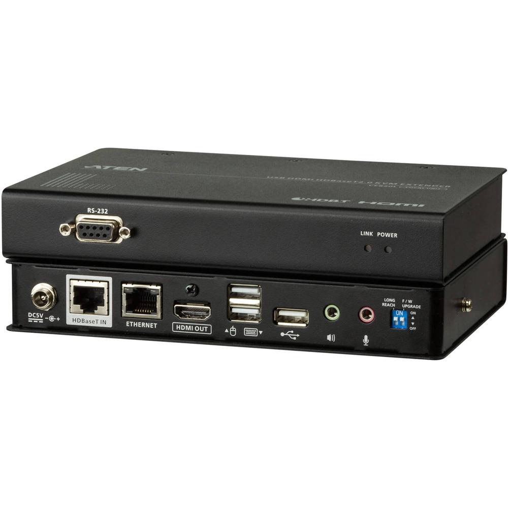ATEN CE820 Extensor KVM USB/HDMI a HDBaseT 2.0 - Transmisor y Receptor, Extensión 1080p o 4K hasta 3