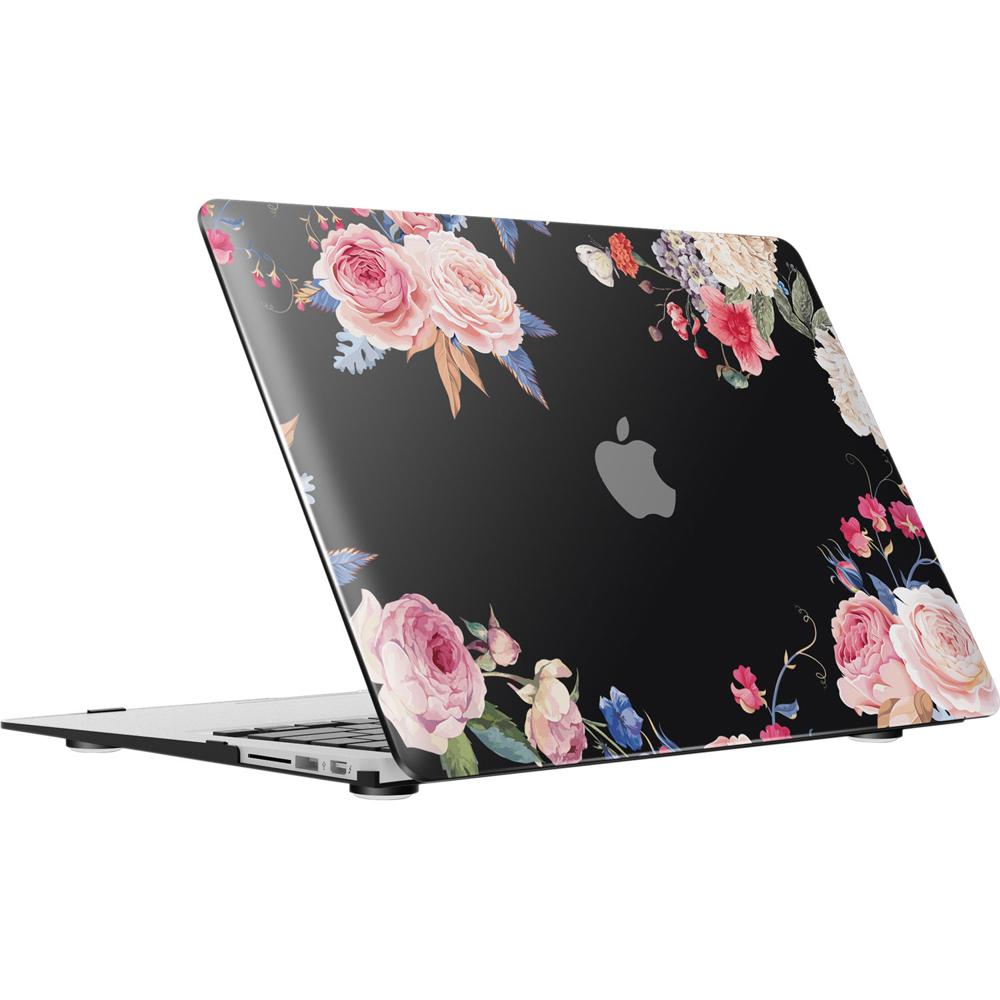 Funda iBenzer Neon Party para MacBook Air 13" (2009 a 2017, Peony) - Diseño Ligero y Acceso Completo