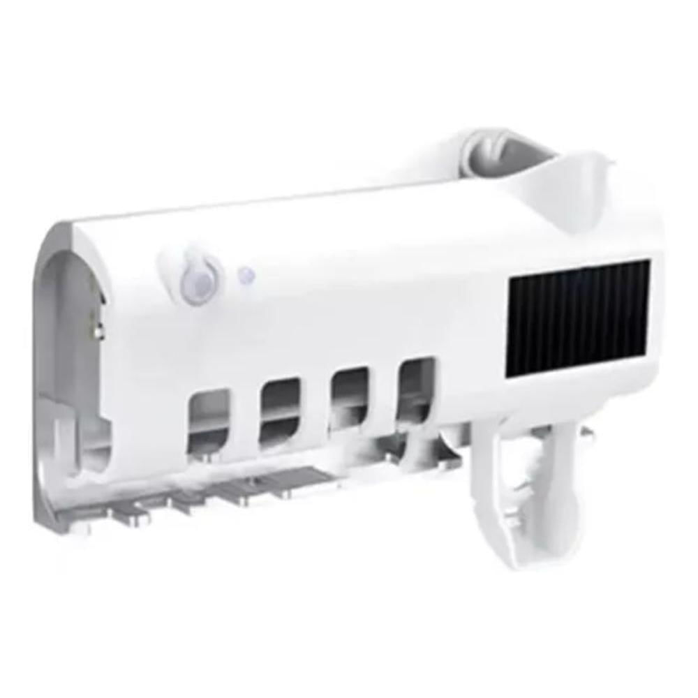 Porta Cepillos Con Luz UV Y Dispensador Pasta