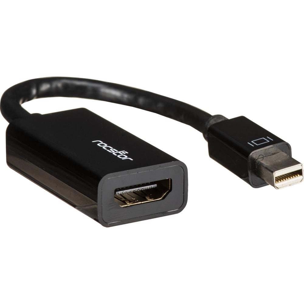 Adaptador Rocstor Premium Mini DisplayPort a HDMI 4K - Conector Mini DisplayPort 1.2 Macho, HDMI 2.0