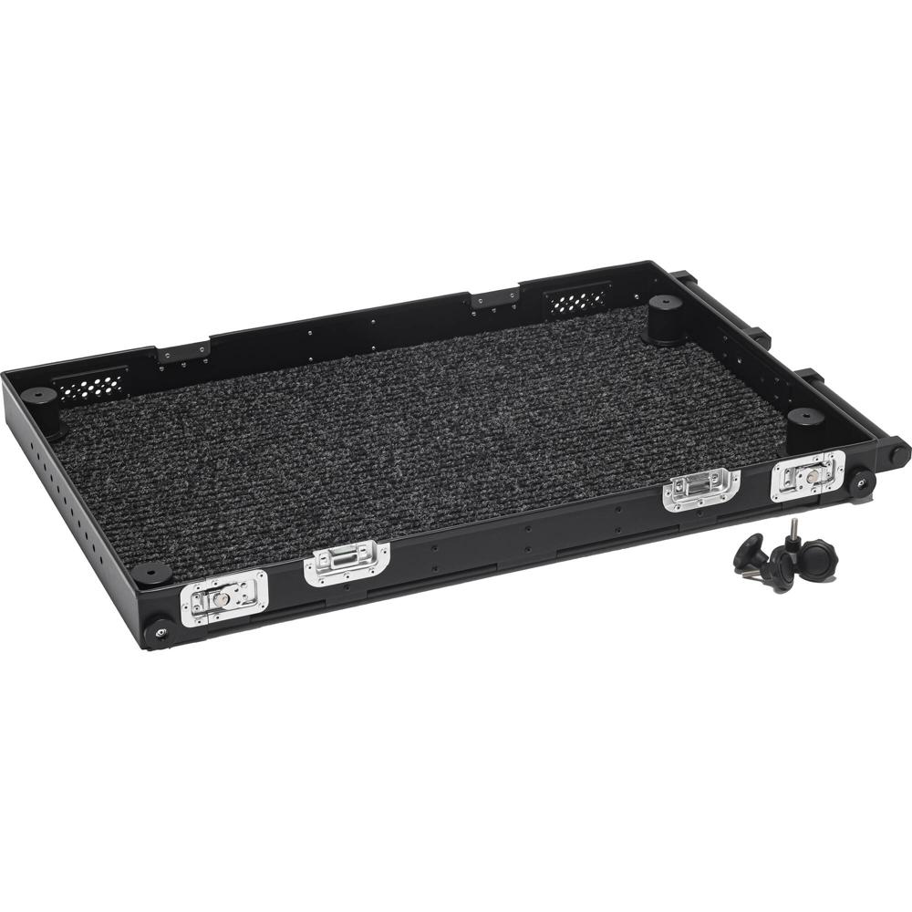 adiCam Top Shelf+ para Carro MAX - Área de Trabajo Alfombrada con Bisel Plegable y Roscas de Accesor