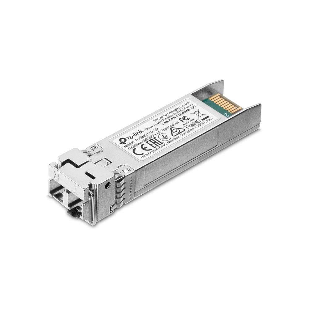 Transceptor TP-LINK Omada 10GBASE-SR SFP alta velocidad y conexión fiable para redes ópticas
