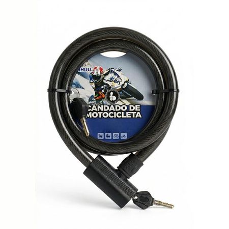 Candado Cadena De Moto, Bicicleta 150cm Con Llave