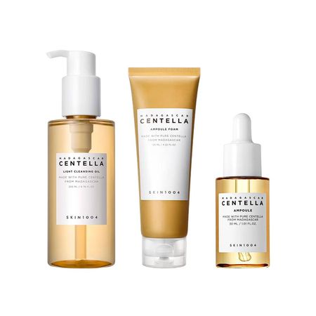 Rutina Centella Limpieza Oil200ml + Foam 125ml + Ampoule 30ml SKIN1004