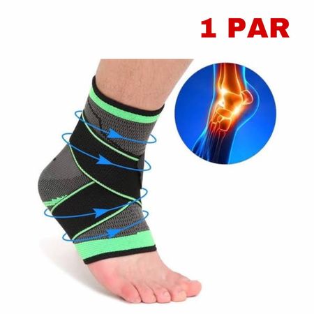 Pack X2 Tobillera Deportiva De Compresión Soporte Y Protección Tobillo