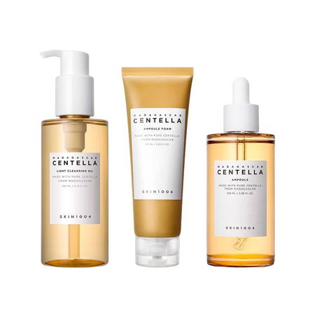 Magadascar Centella Oil 200ml + Foam 125ml + Ampoule 100ml SKIN1004