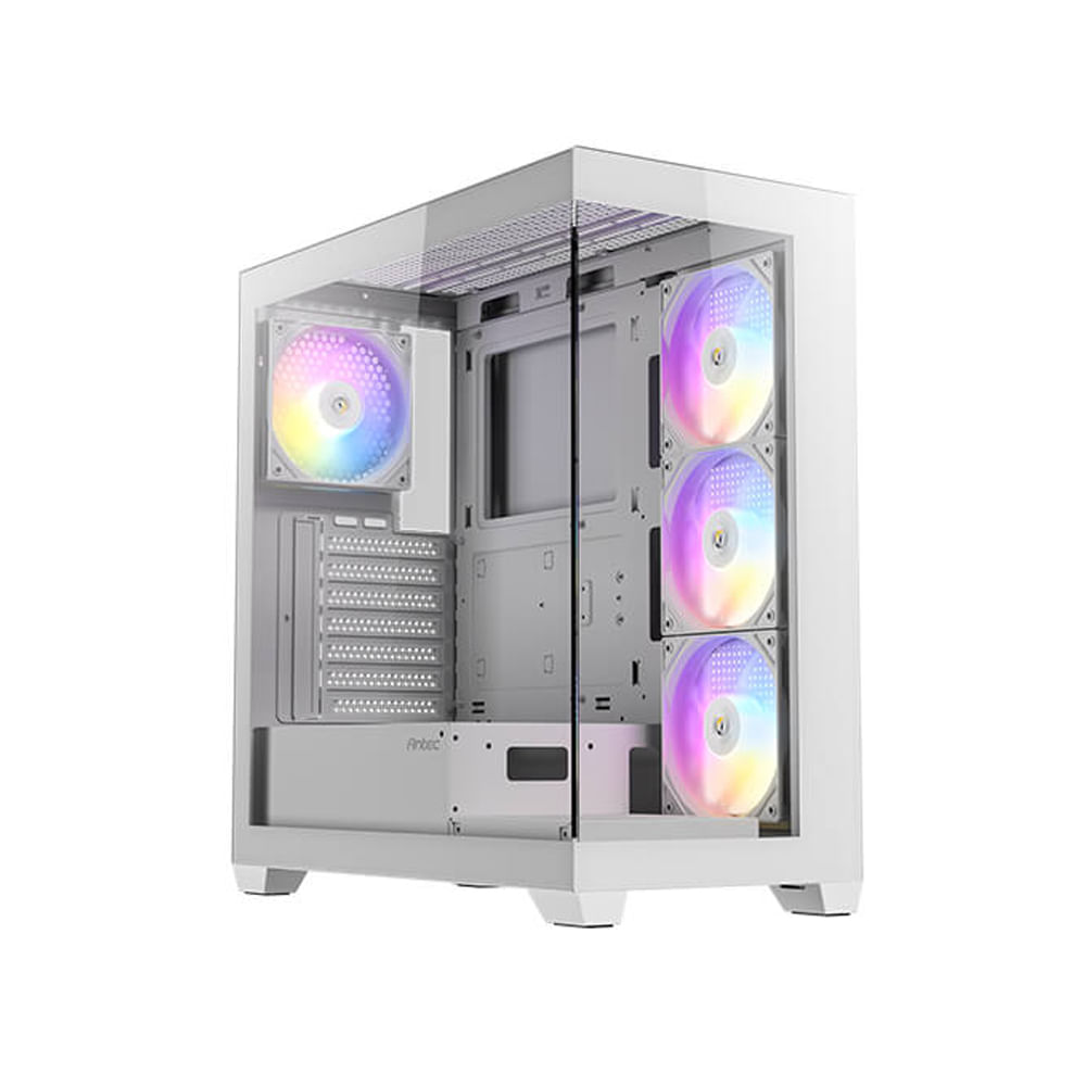 Caja para PC Antec CX300 ARGB - Torre Media 4 Ventiladores RGB Diseño Blanco Elegante