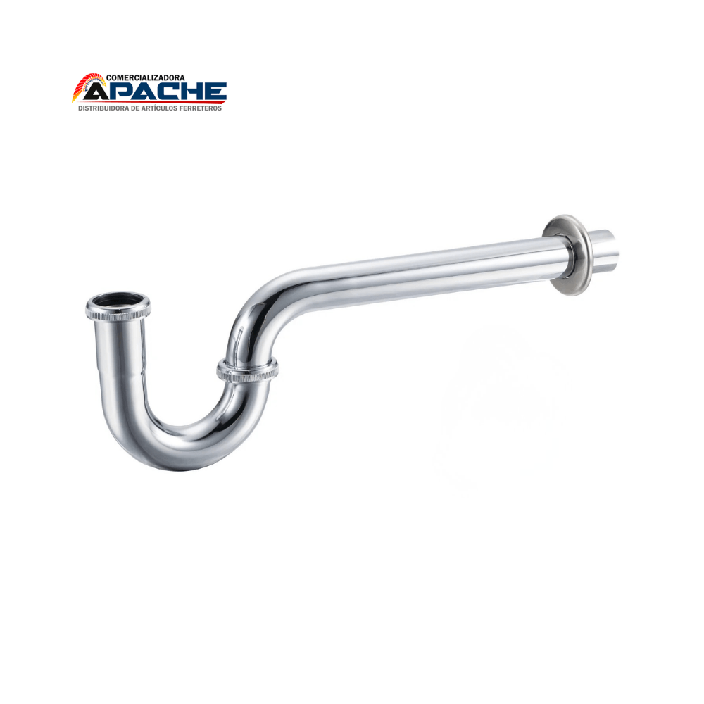 Trampa P cromado de 1 1-4 pulgadas 38cm Apache