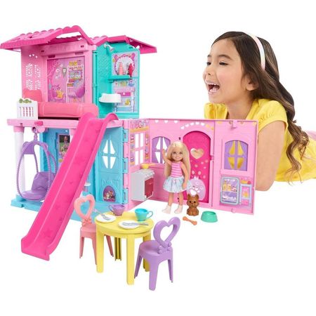 Casa De Muñecas Barbie Chelsea Con Accesorios Pop Up