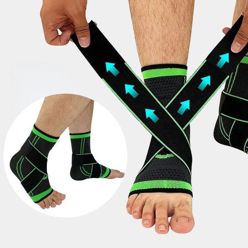 Tobillera De Compresión Elástica Soporte Para Dolor Y Lesiones