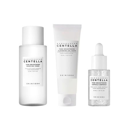 Tone Brightening Gel Foam 125ml + Toner 210ml + Ampoule 30ml SKIN1004