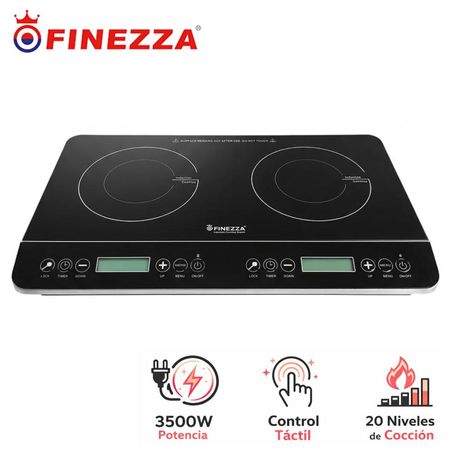 Cocina de Inducción Finezza FZ 315IN de 02 Hornillas Cocción Rápida Función Timer FZ-315IN_002