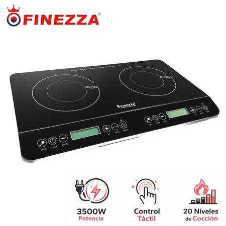 Cocina de Inducción Finezza FZ 315IN de 02 Hornillas Cocción Rápida Apag, Automático FZ-315IN_001