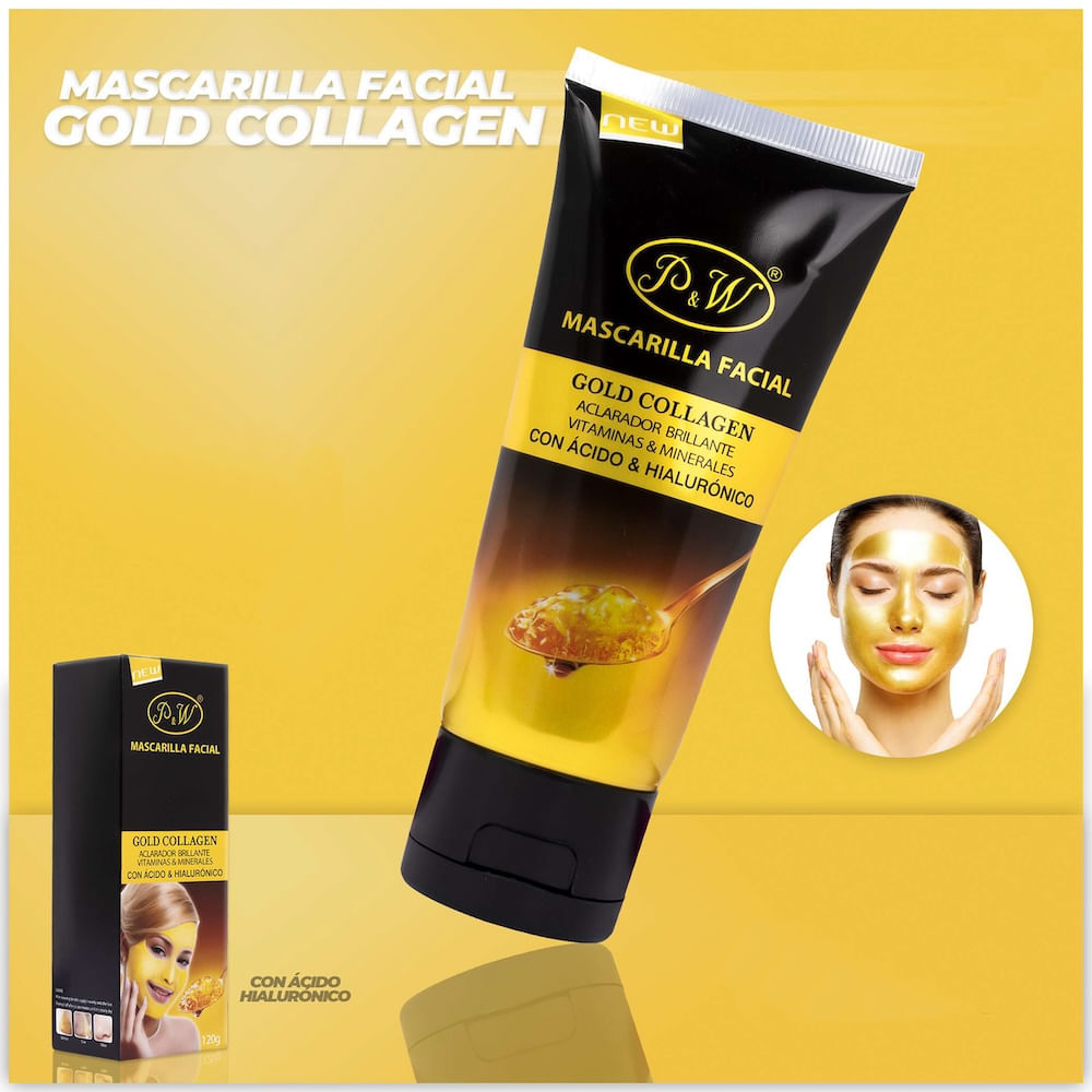 Mascarilla Tubo Gold Collagen