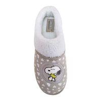 Pantuflas Peluche Mujer Snoopy Peanuts Marron