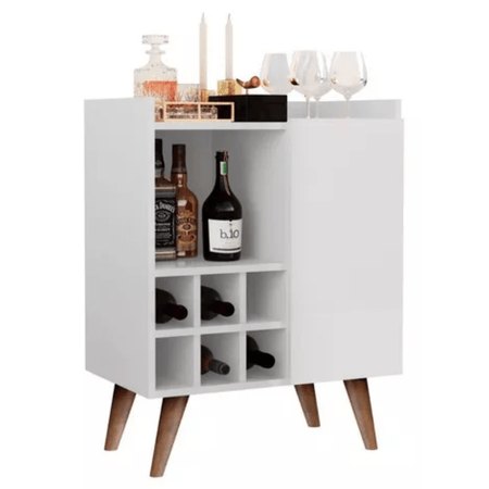Mueble Aparador Bar Monty Blanco Muebles Bonno