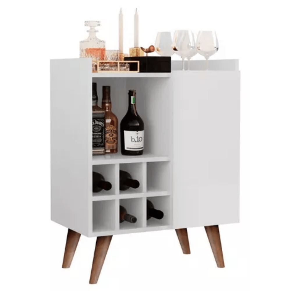 Mueble Aparador Bar Monty Blanco Muebles Bonno