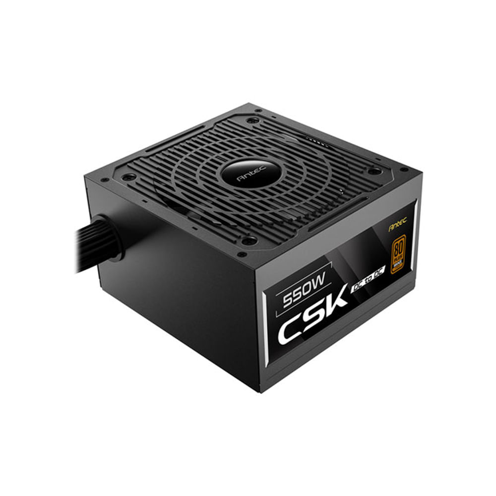 Fuente de Poder ANTEC CSK DC GB 550W 80 Bronze Eficiencia Energética y Estabilidad para tu PC