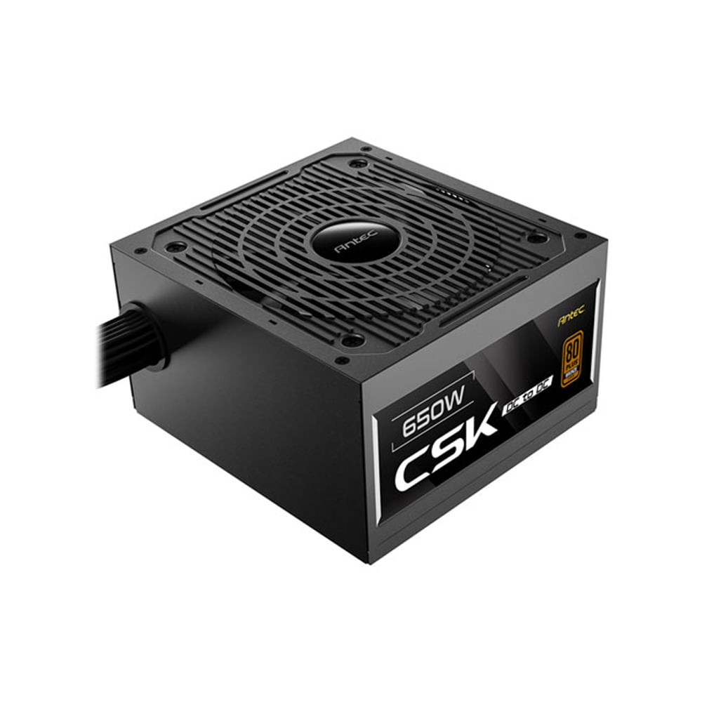 Fuente de poder Antec CSK DC GB 650W 80 Bronze eficiente y confiable para tu PC gaming