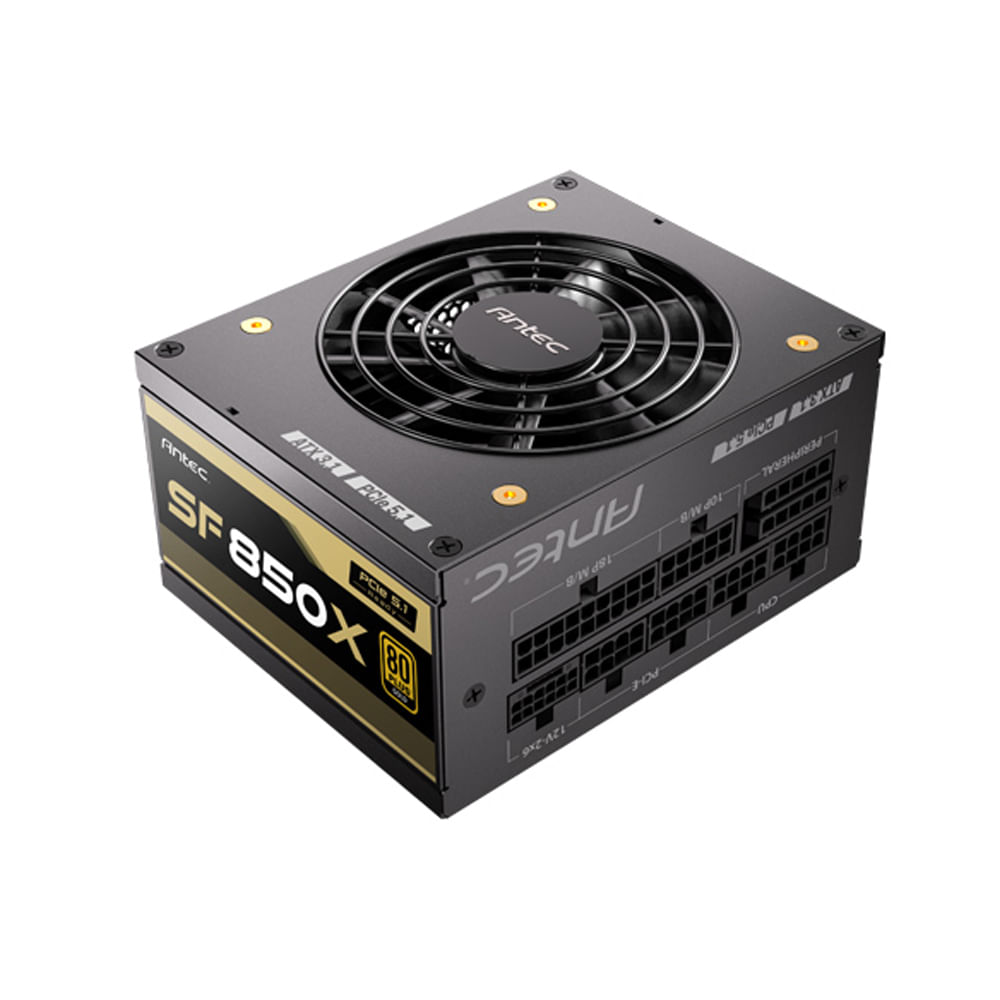 Fuente de poder Antec SFX de 850W 80 Gold eficiente y compacta para sistemas de alto rendimiento