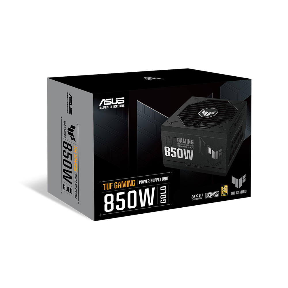 Fuente 850W 80 Plus Gold ASUS TUF Gaming 850G - Alta Eficiencia y Rendimiento para Tu PC Gaming