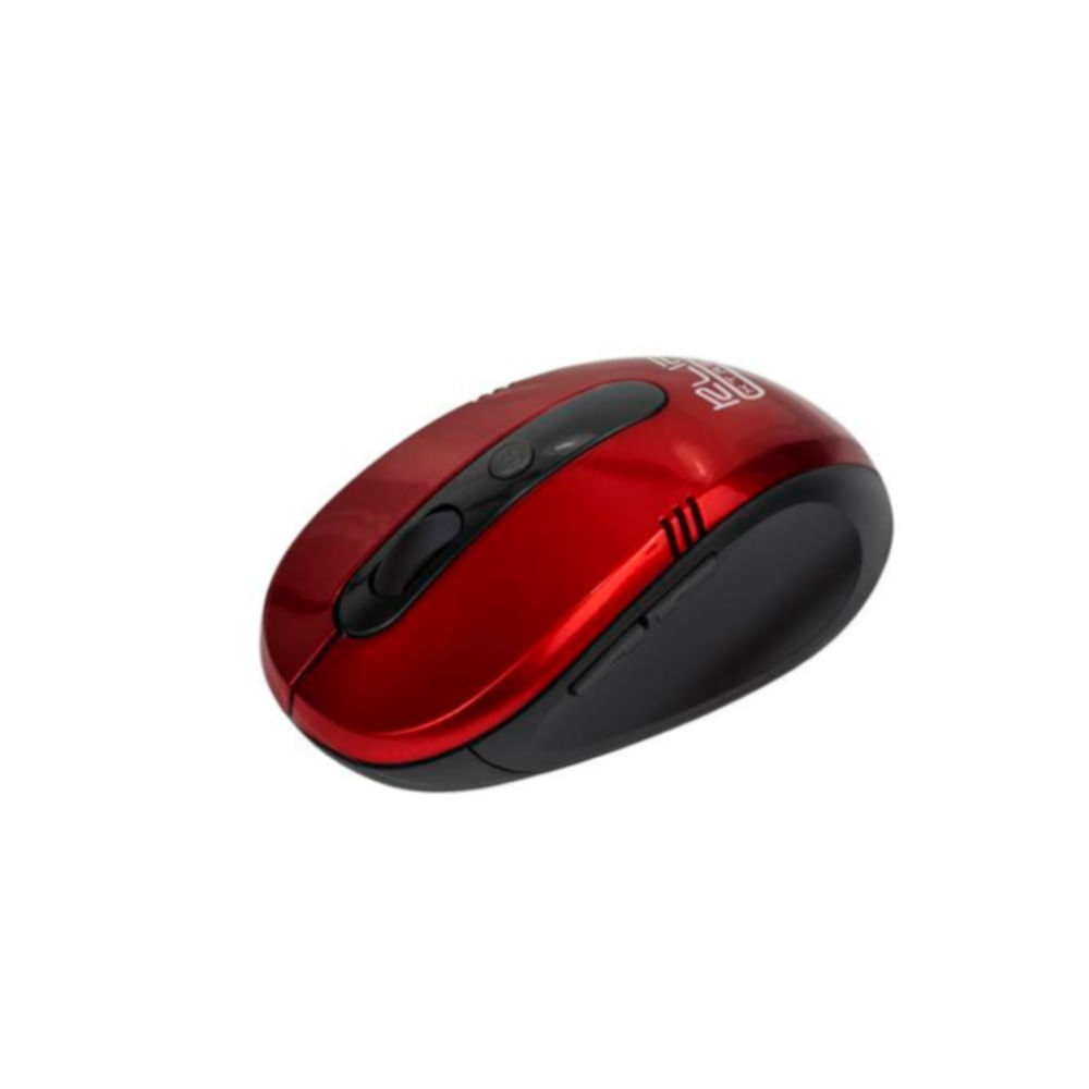 Mouse Klip Xtreme KMW-330RD inalámbrico rojo con ergonomía y precisión para gamers y oficina