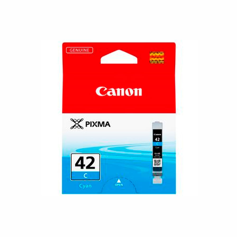 Tinta Canon CLI-42C Cian para impresora Pro-100 excelente calidad de impresión y durabilidad