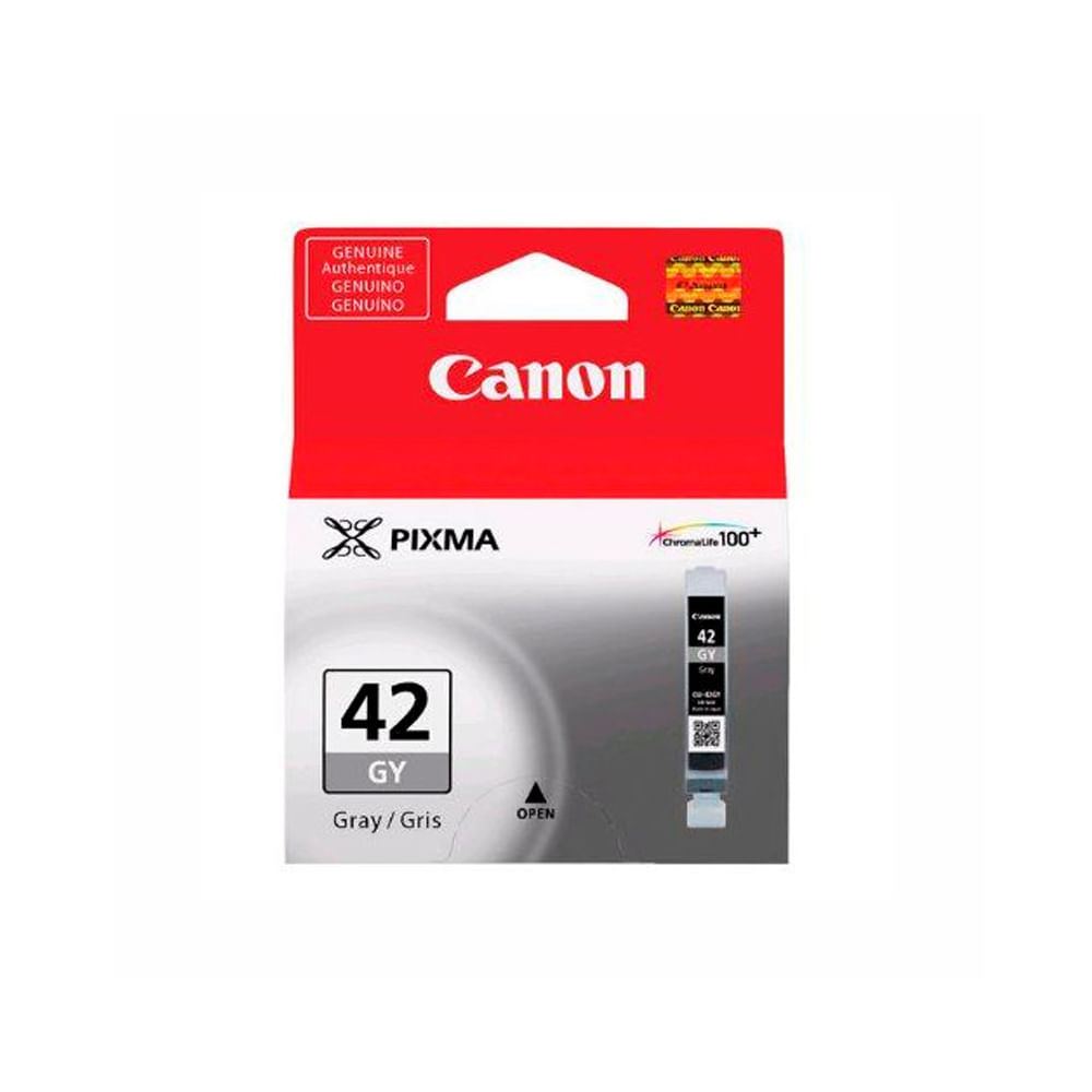 Tinta Canon CLI-42GY Gris para impresora Pro-100 ideal para fotos de alta calidad y durabilidad