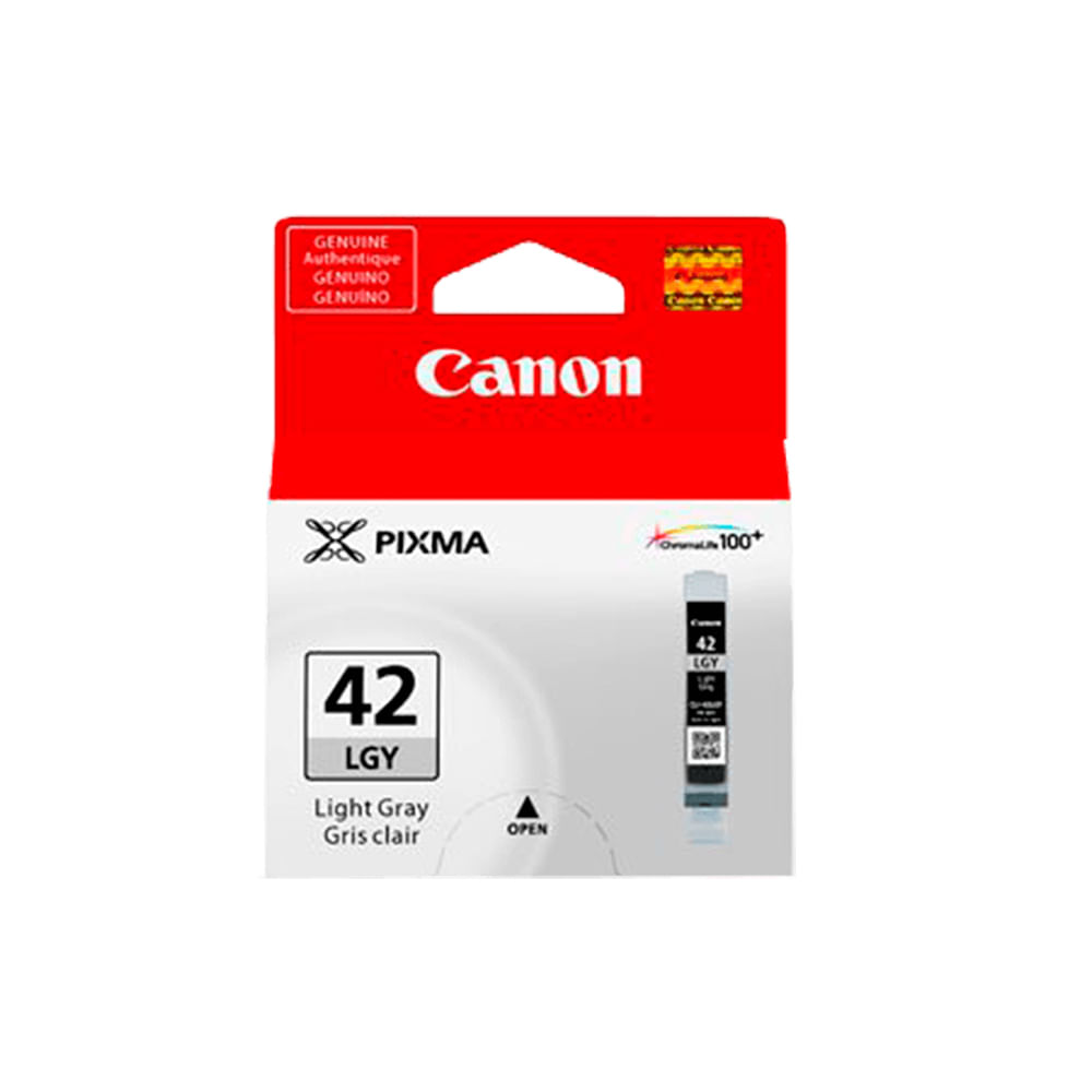 Tinta Canon CLI-42LGRY Light Gray para impresora Pro-100 Calidad fotográfica y fácil instalación