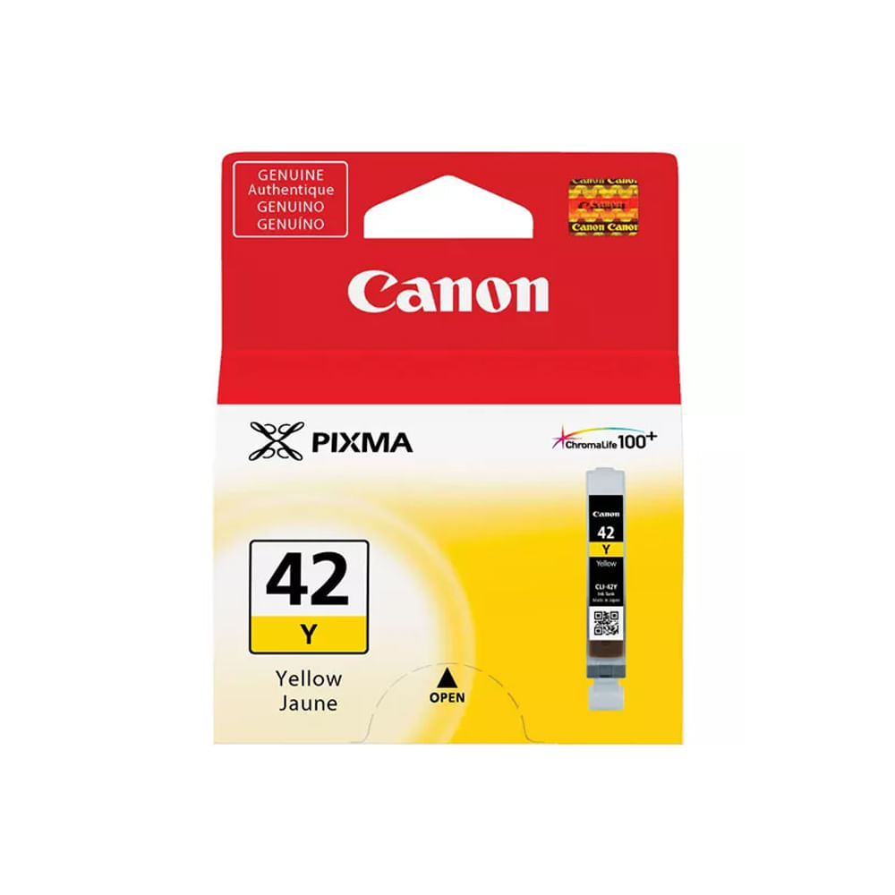 Tinta Canon CLI-42Y Amarilla para Impresora Pro-100 - Alta Calidad y Rendimiento Profesional