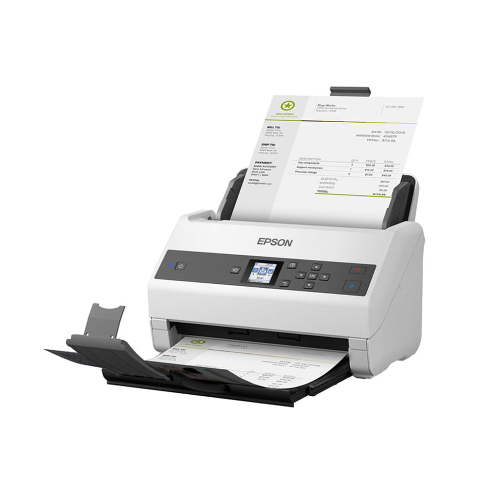 Escáner de documentos Epson DS-870 USB 3.0 1200 ppp tamaño 215.9 x 6096 mm para imágenes nítidas