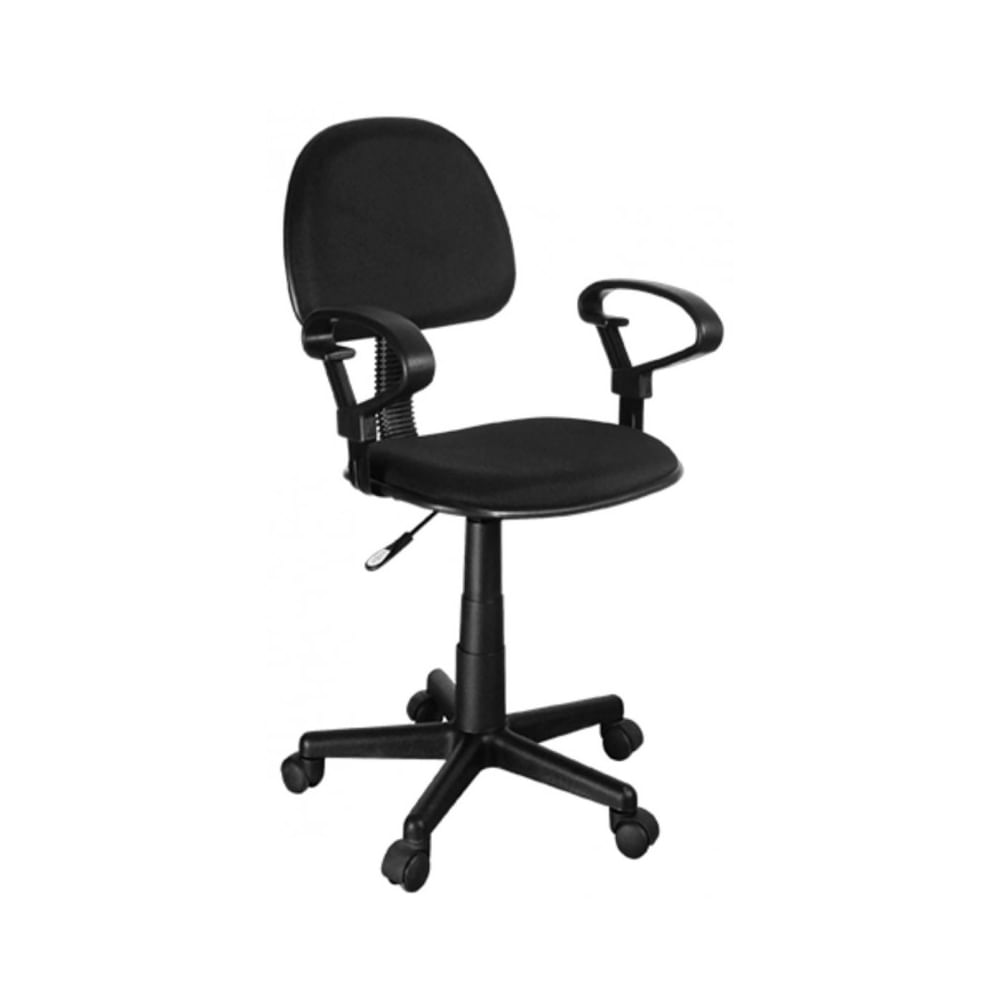 Silla de oficina Xtech QZY-H4 ergonómica con descansabrazos ajustables color negro ideal para gam