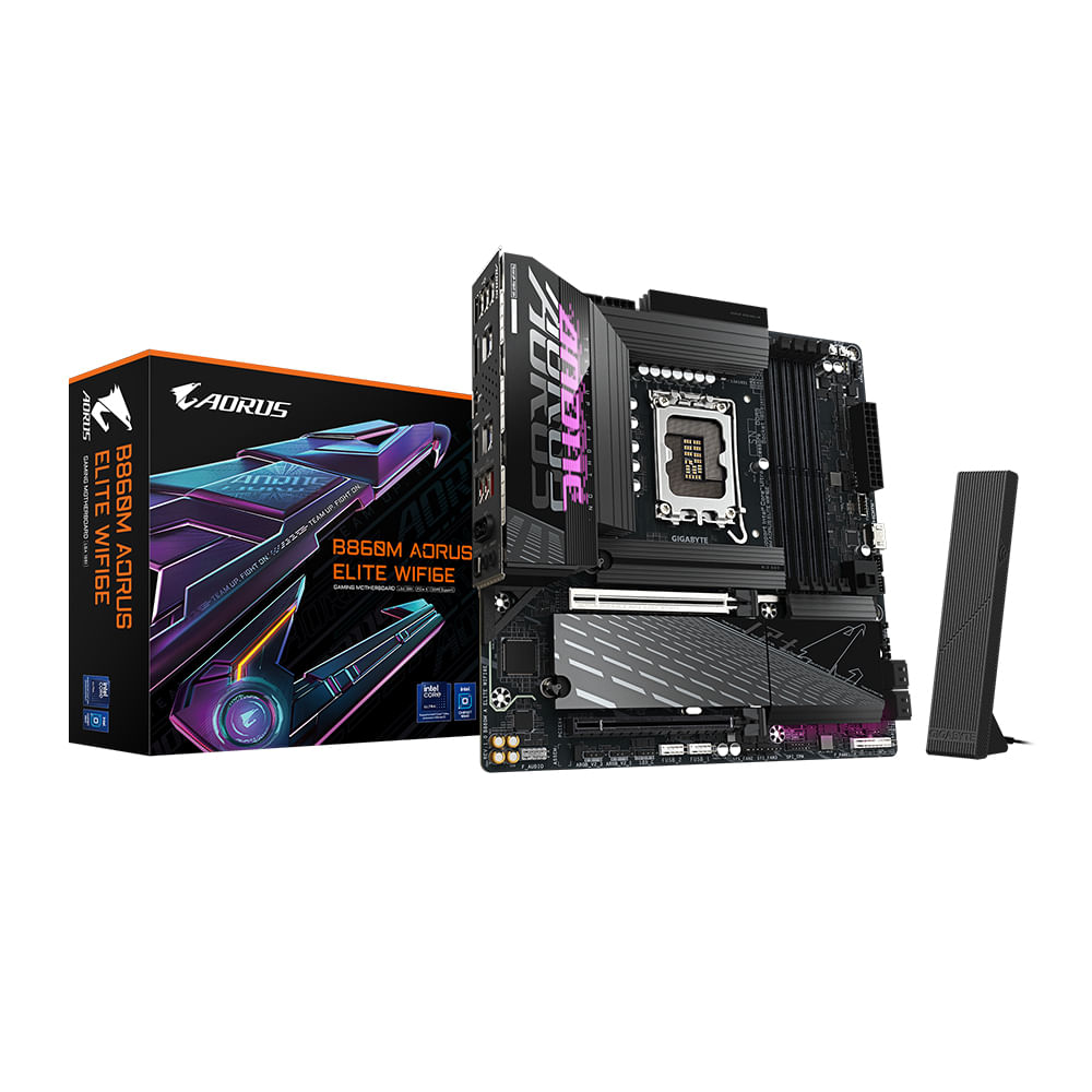 Placa madre Gigabyte B860M A Elite mATX con WiFi 6E y soporte para memoria DDR5 rendimiento superi