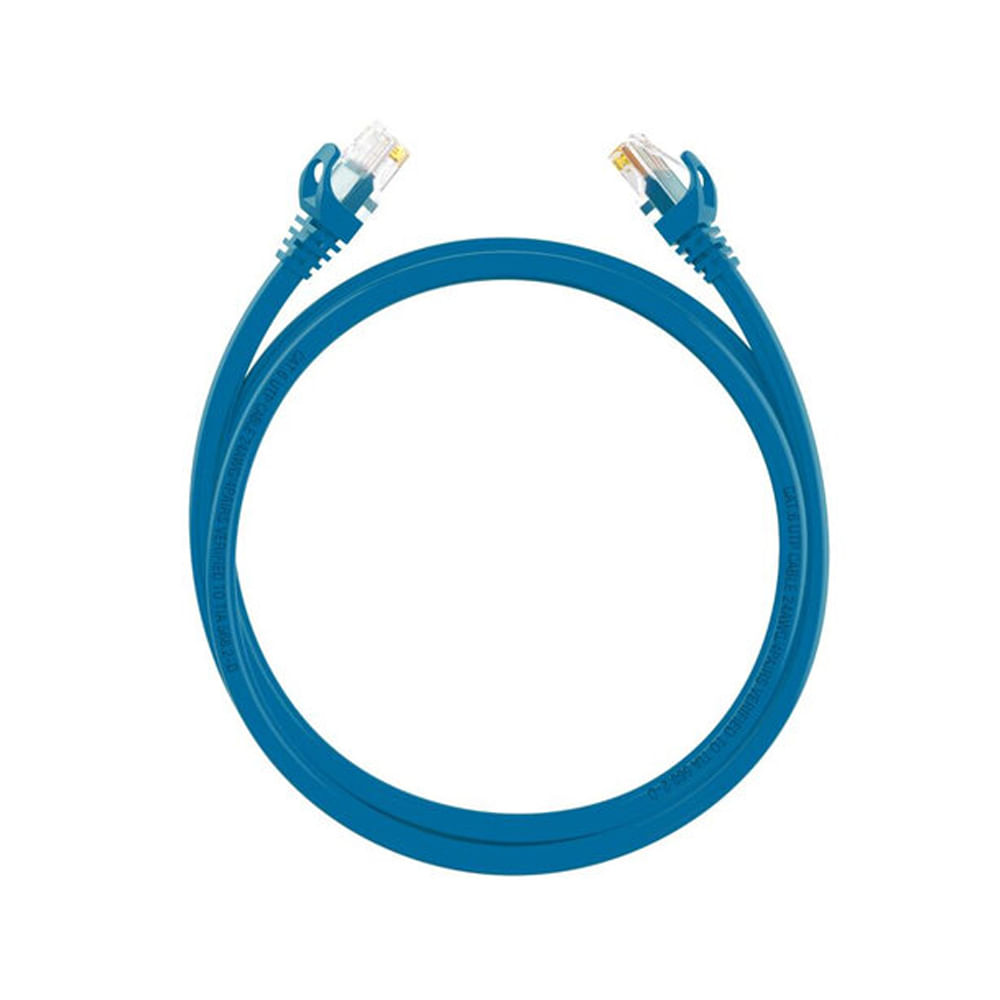 Cable Patch Cord HIKVISION UTP Azul 2m  Alta Velocidad y Conectividad Estable para