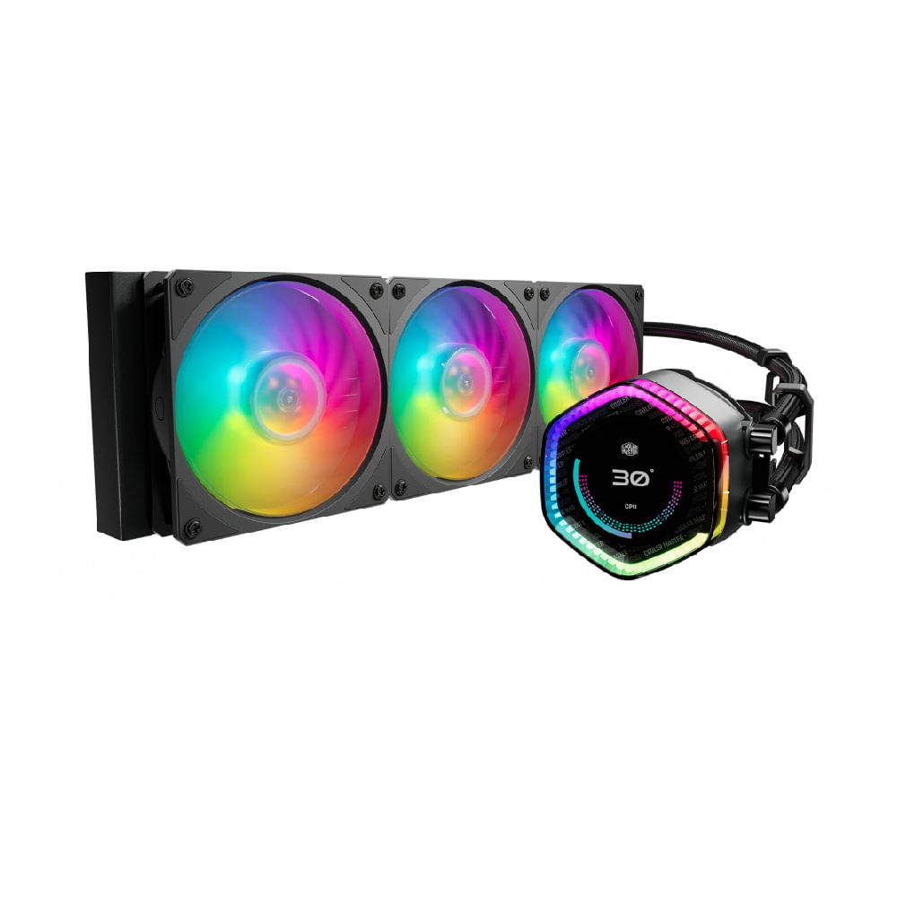 Sistema de Refrigeración Líquida Cooler Master MasterLiquid 360 ION RGB 360 mm Eficiencia Óptima