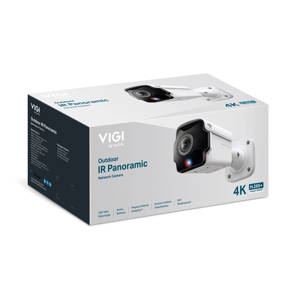 Cámara de vigilancia TP-Link VIGI InSight S385PI 8MP para interior y exterior 247 HD fácil insta
