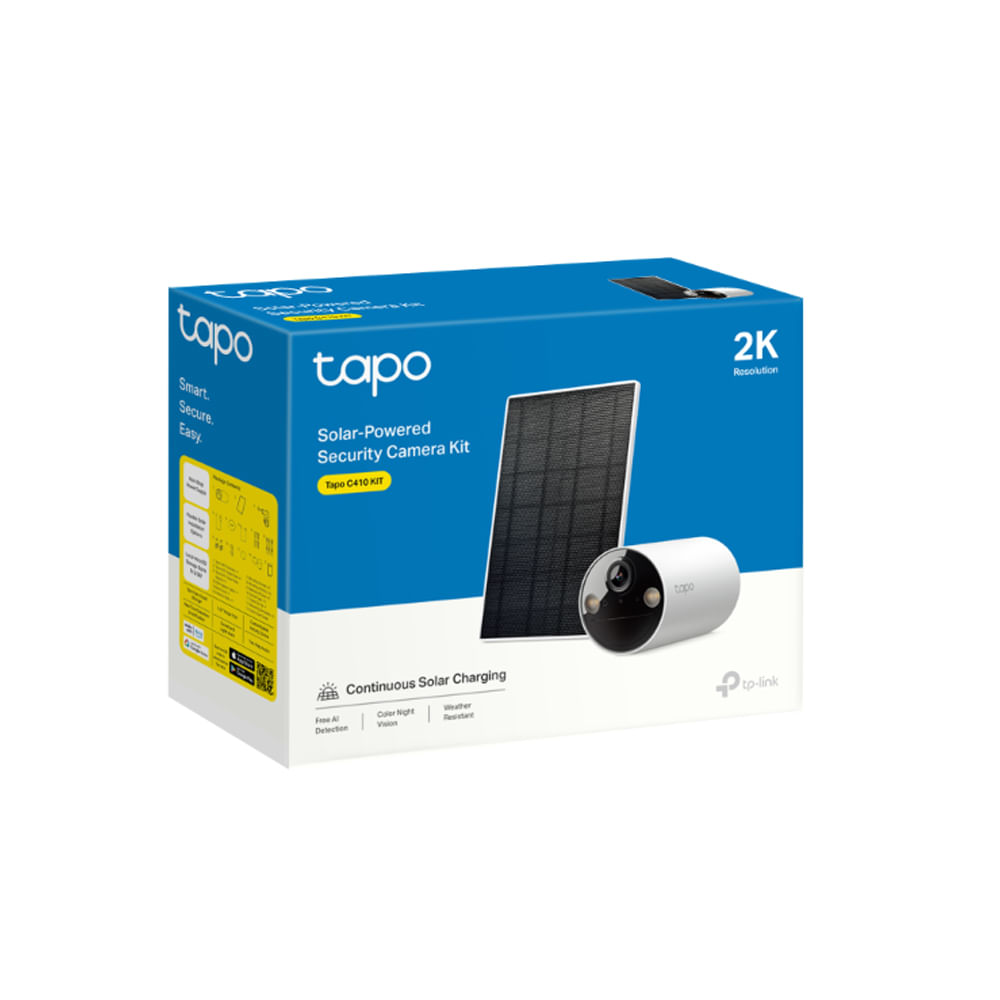 Cámara WiFi TP-Link Tapo C410-KIT - Visión nocturna 1080p 130 - Seguridad inteligente para hogar