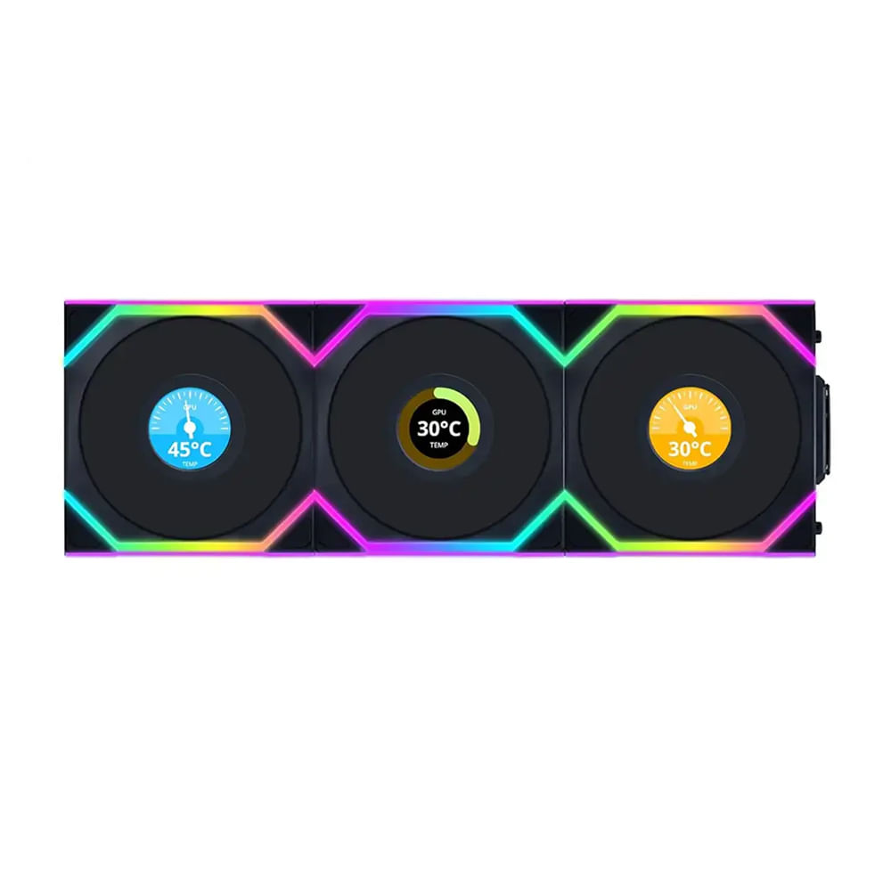 Ventilador ARGB 120mm Lian Li Uni Fan SL 3 en 1 Negro - Eficiencia y Estilo para Tu PC Gaming