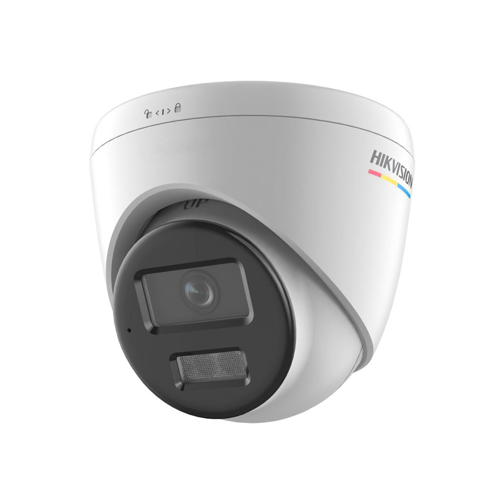Cámara de vigilancia Hikvision DS2CD1347G2HLIU 4 MP tipo turret con conectividad de red